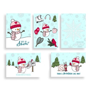 5 Pack of Postcards / Happy Mail / Snail Mail / Pen Pals / 5 X 7 Postcards / Postcard Bundle