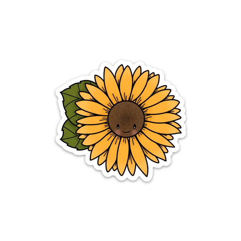 Fall Sticker Bundle / Cozy Fall Vibes Sticker / Sunflower Sticker / Die Cut Sticker / Weatherproof Sticker / Waterproof / Acorn Sticker image 2