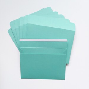 Colorful A7 Envelopes / Single Color / Handmade Envelopes / Envelope Pack / Sturdy Cardstock Envelopes / 5.25 X 7.25 image 5