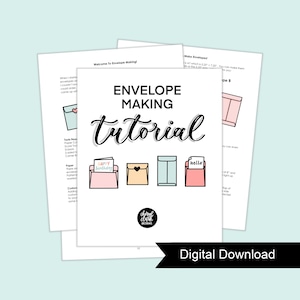 Envelope Making Tutorial / DIY Envelope / Happy Mail Envelopes / Envelope Making Instructions