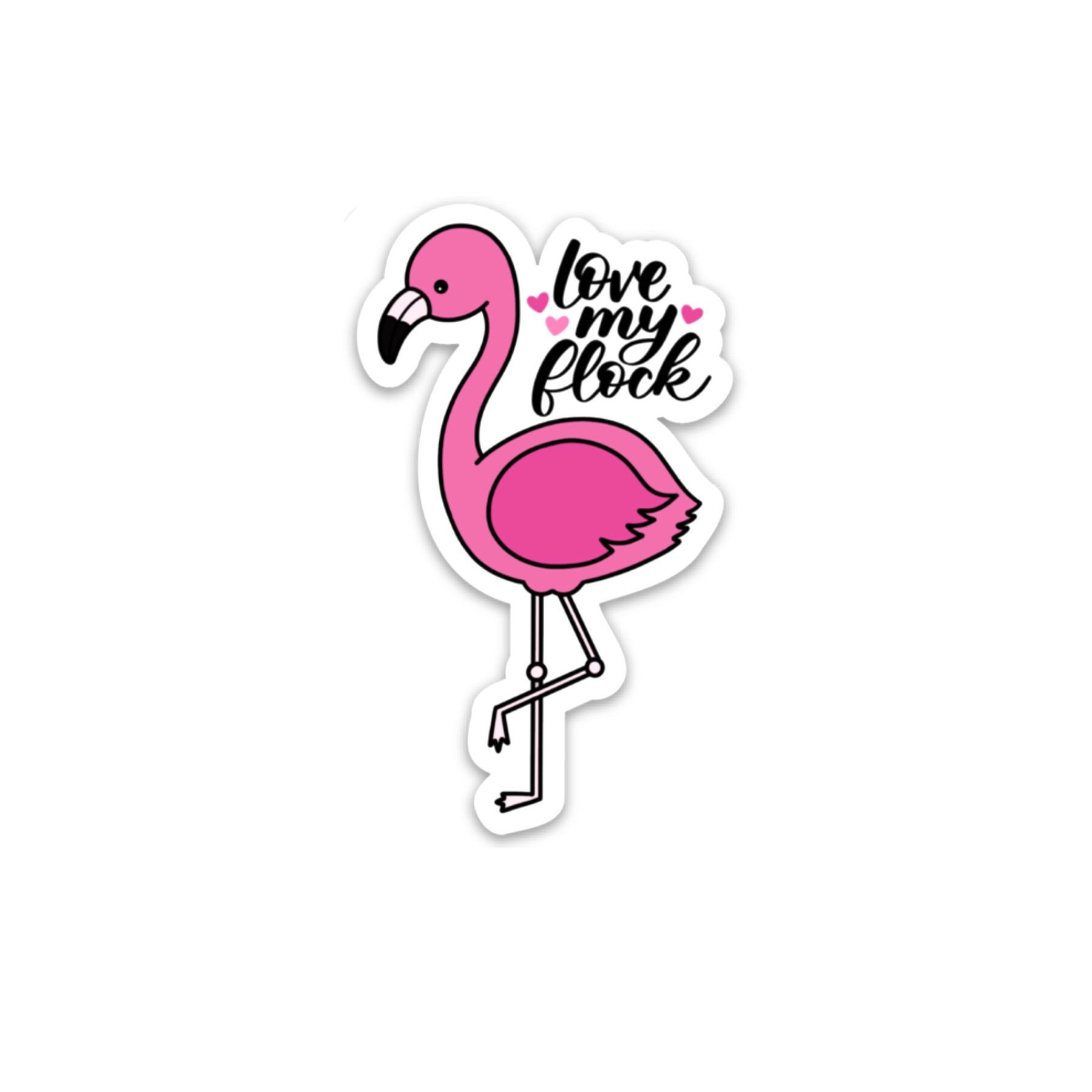 Sassy Flamingo Sticker Collection, Waterproof, Stickers for Water Bottle,  Laptop, Phone, Planner and Journaling 