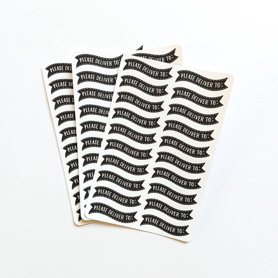 Happy Mail Stickers / Banner Stickers / Snail Mail Stickers / Paper