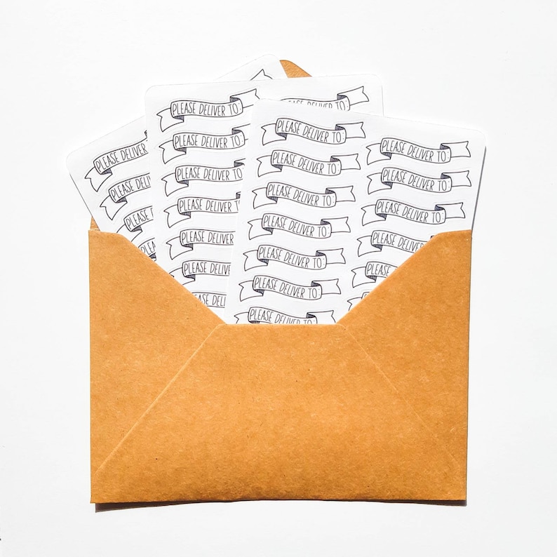 Happy Mail Stickers / Banner Stickers / Snail Mail Stickers / Paper ...
