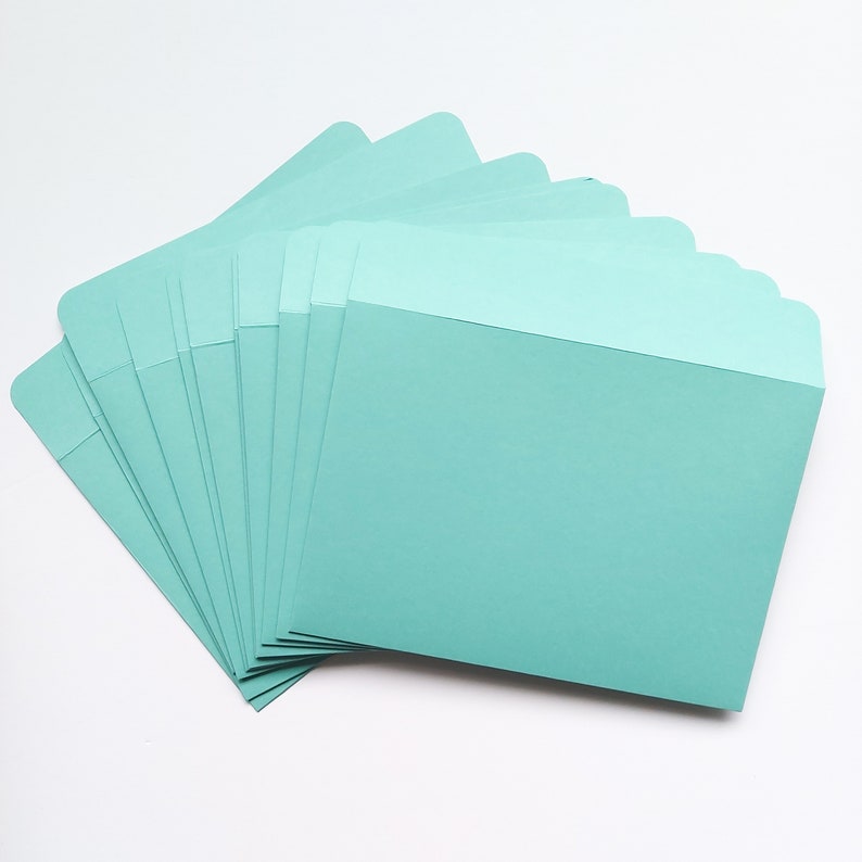 Colorful A7 Envelopes / Single Color / Handmade Envelopes / Envelope Pack / Sturdy Cardstock Envelopes / 5.25 X 7.25 image 7