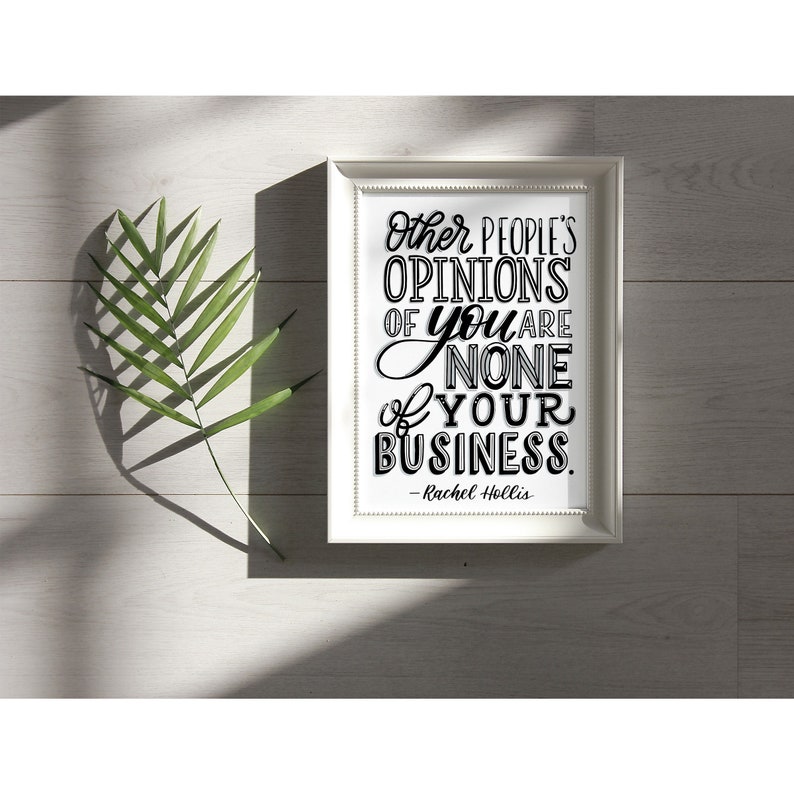 Rachel Hollis Quote Cards / 5 X 7 Art Prints / Etsy