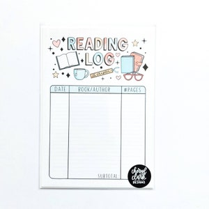 Reading Log Stickers / Book Tracker Stickers /  Planner Stickers / Paper Stickers /  Sticker Sheet / Reading Stickers