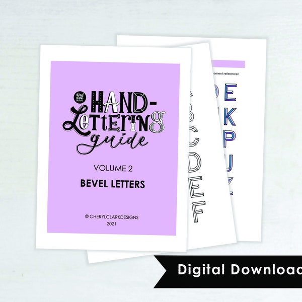 CCD Hand-Lettering Guide Volume 2 / Learn to Hand-Letter / Hand-Lettering Instruction / Hand-Lettering Workbook / Digital Download
