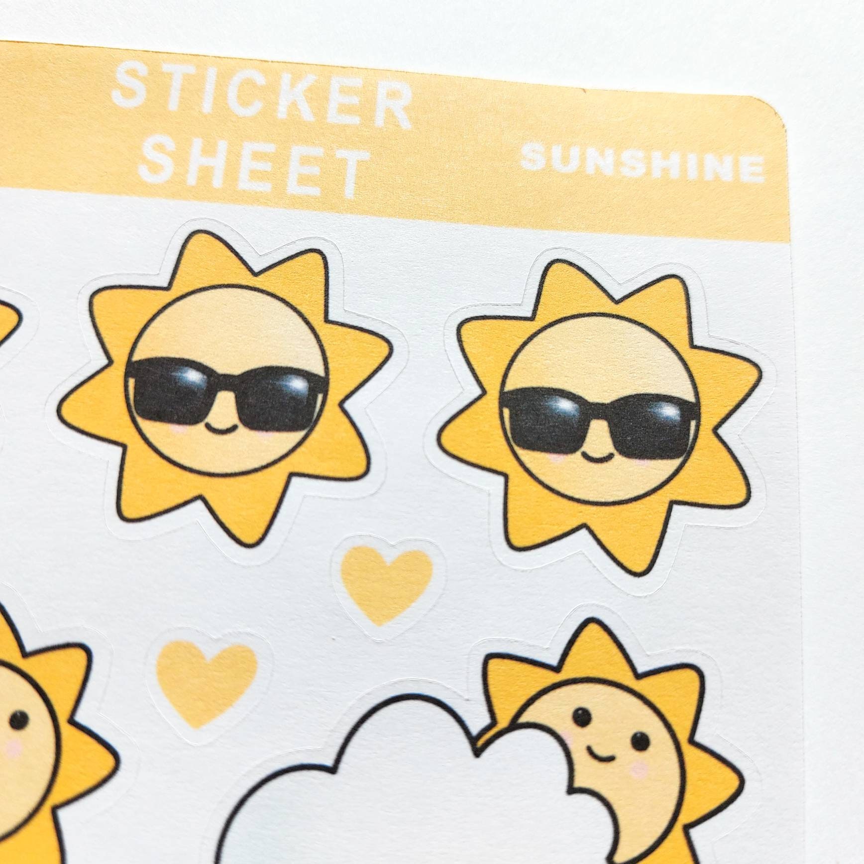 Sunshine Sticker Studio Sunshine Stickers / Weather Stickers / Cloud Stickers / Bright Happy ...
