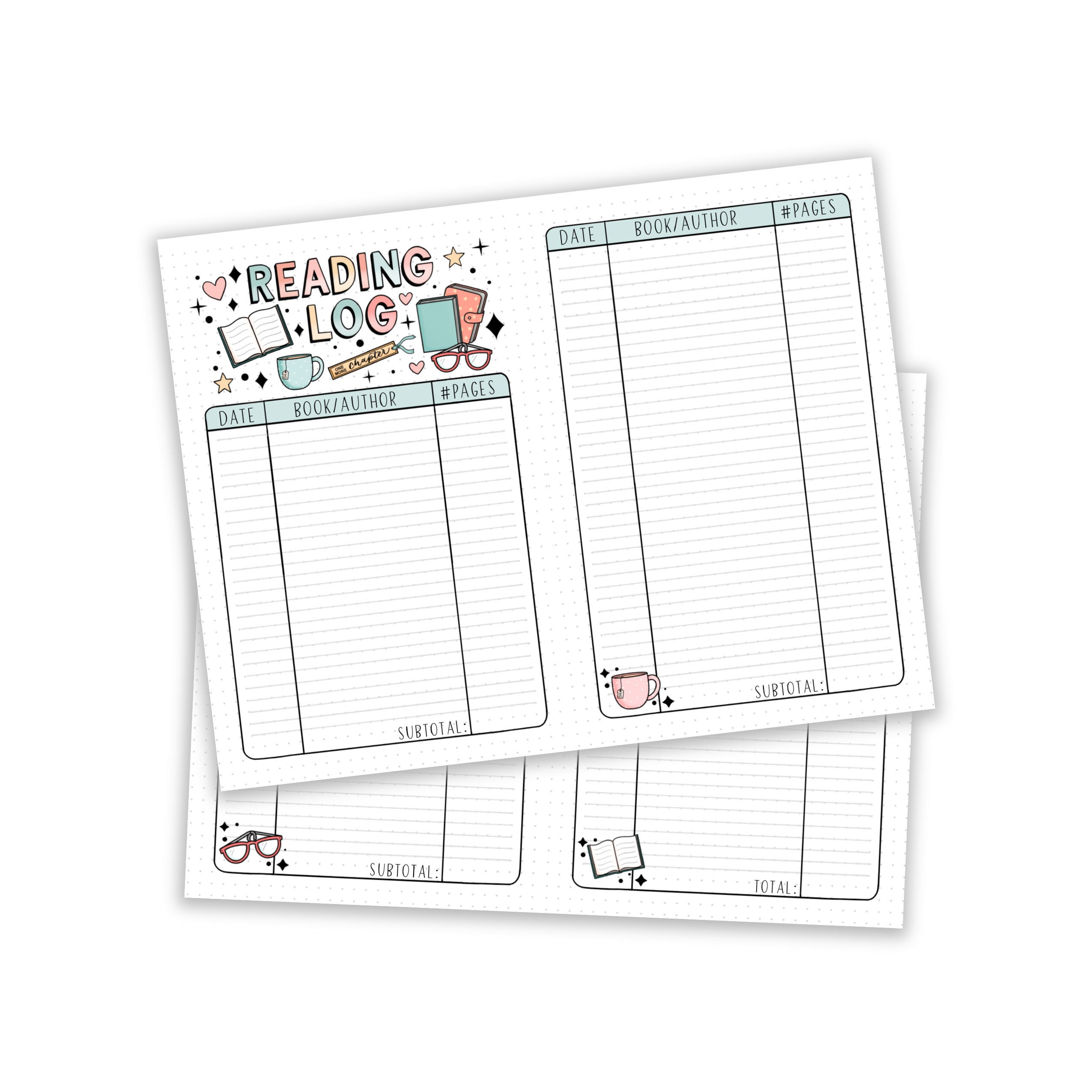 reading-log-printable-book-log-reading-tracker-book-etsy-ireland