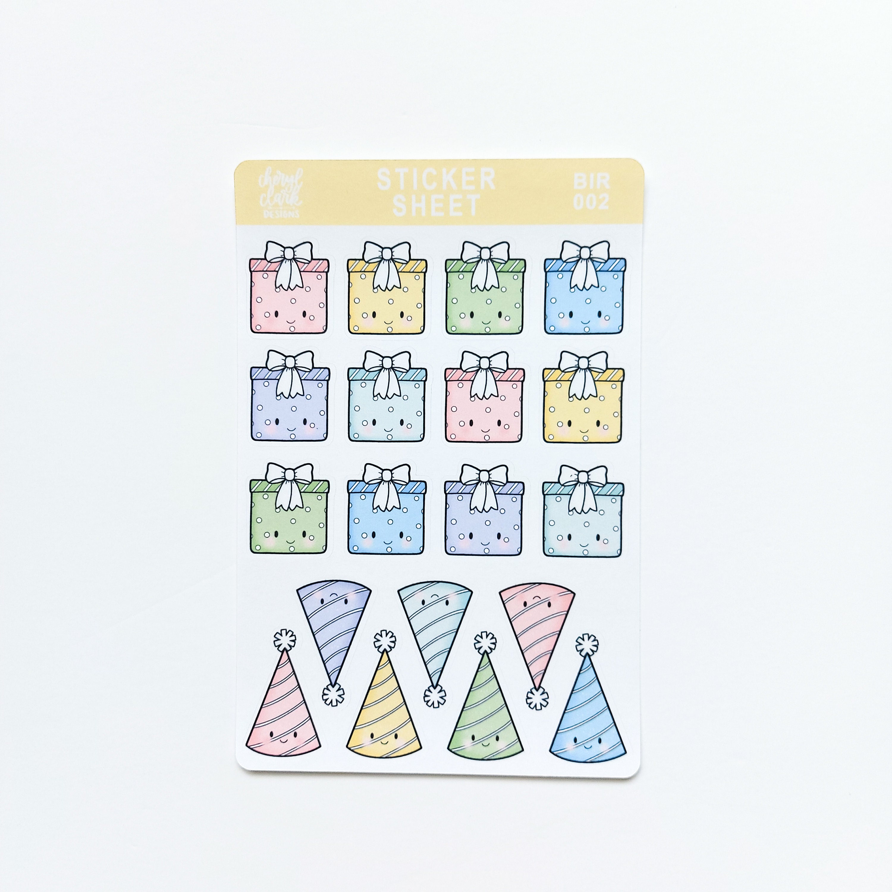 Simple Birthday Sticker Birthday Sticker Bundle / Happy Birthday / Peel off Stickers / Sticker ...