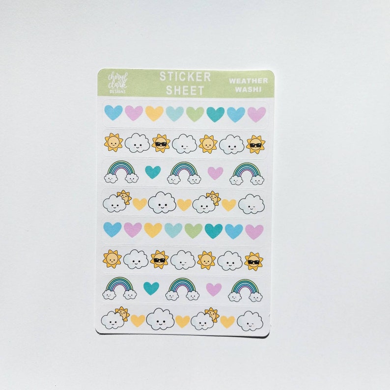 Hot Air Balloon & Weather Sticker Bundle / Weather Stickers / Sunshine ...