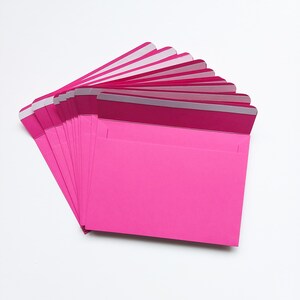 Colorful A7 Envelopes / Single Color / Handmade Envelopes / Envelope Pack / Sturdy Cardstock Envelopes / 5.25 X 7.25 image 3