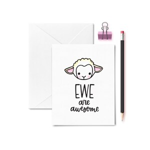 Carte de moutons / Moutons à l'arrêt / Carte de ferme / Carte vierge / Carte d'amitié / Carte de correspondance / Carte de félicitations