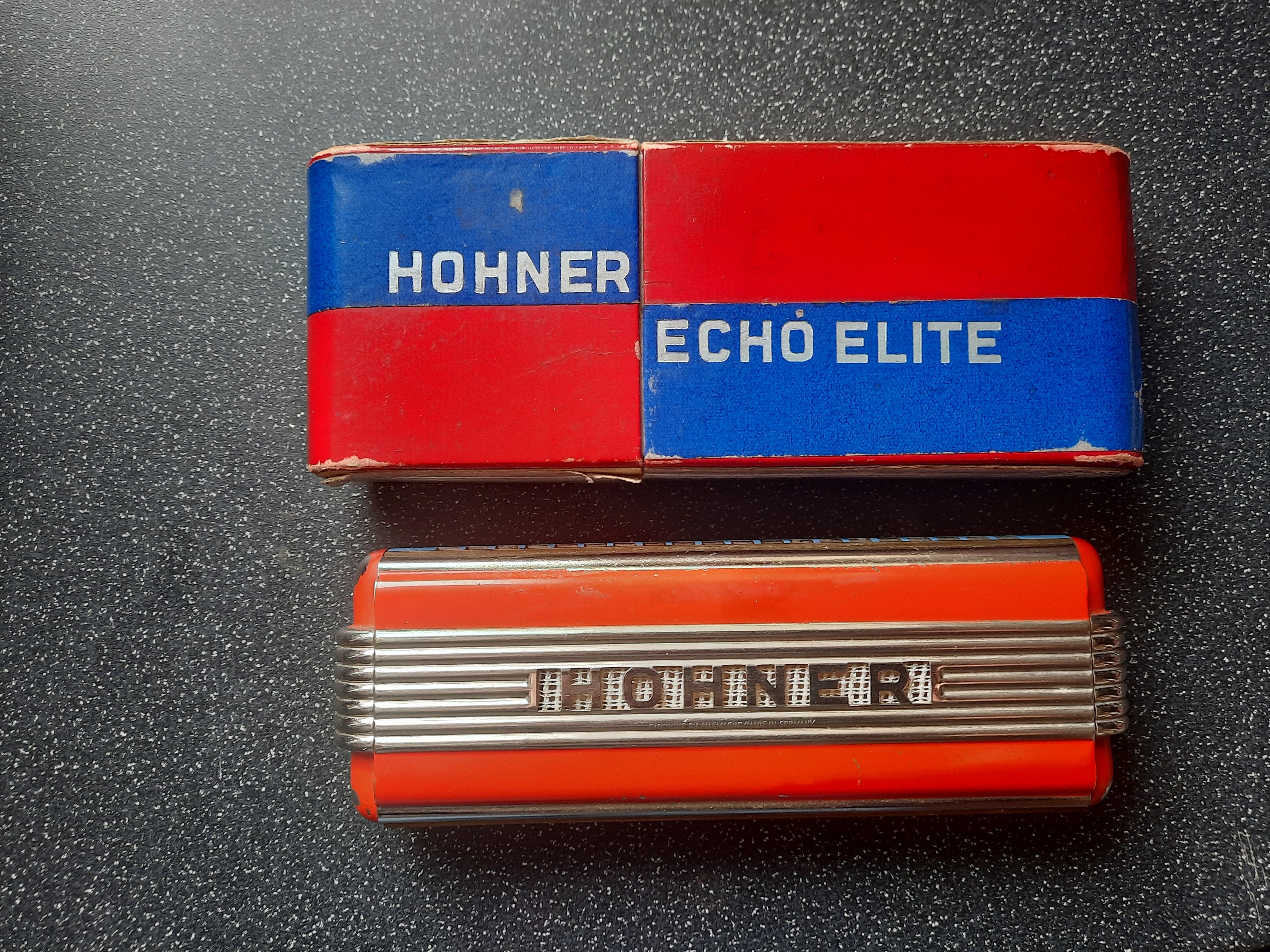 Vintage Hohner Echo Elite Harmonica Etsy