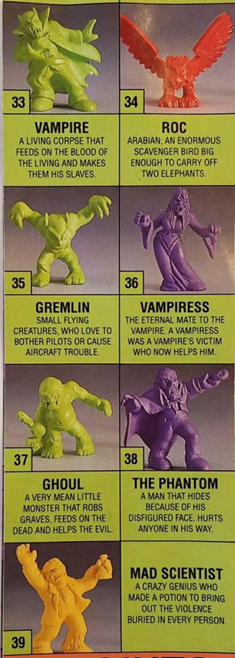 scannerz monsters list