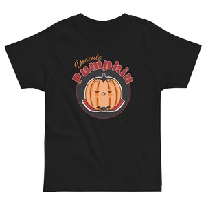 Halloween Vampire Dracula Pumpkin Toddler jersey t-shirt