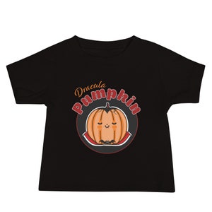 Halloween Dracula Pumpkin Baby Jersey Short Sleeve Tee