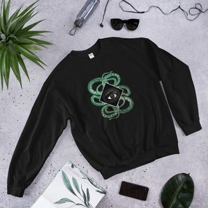 Wizard Witch Ambitious Serpent Snake House Sweatshirt