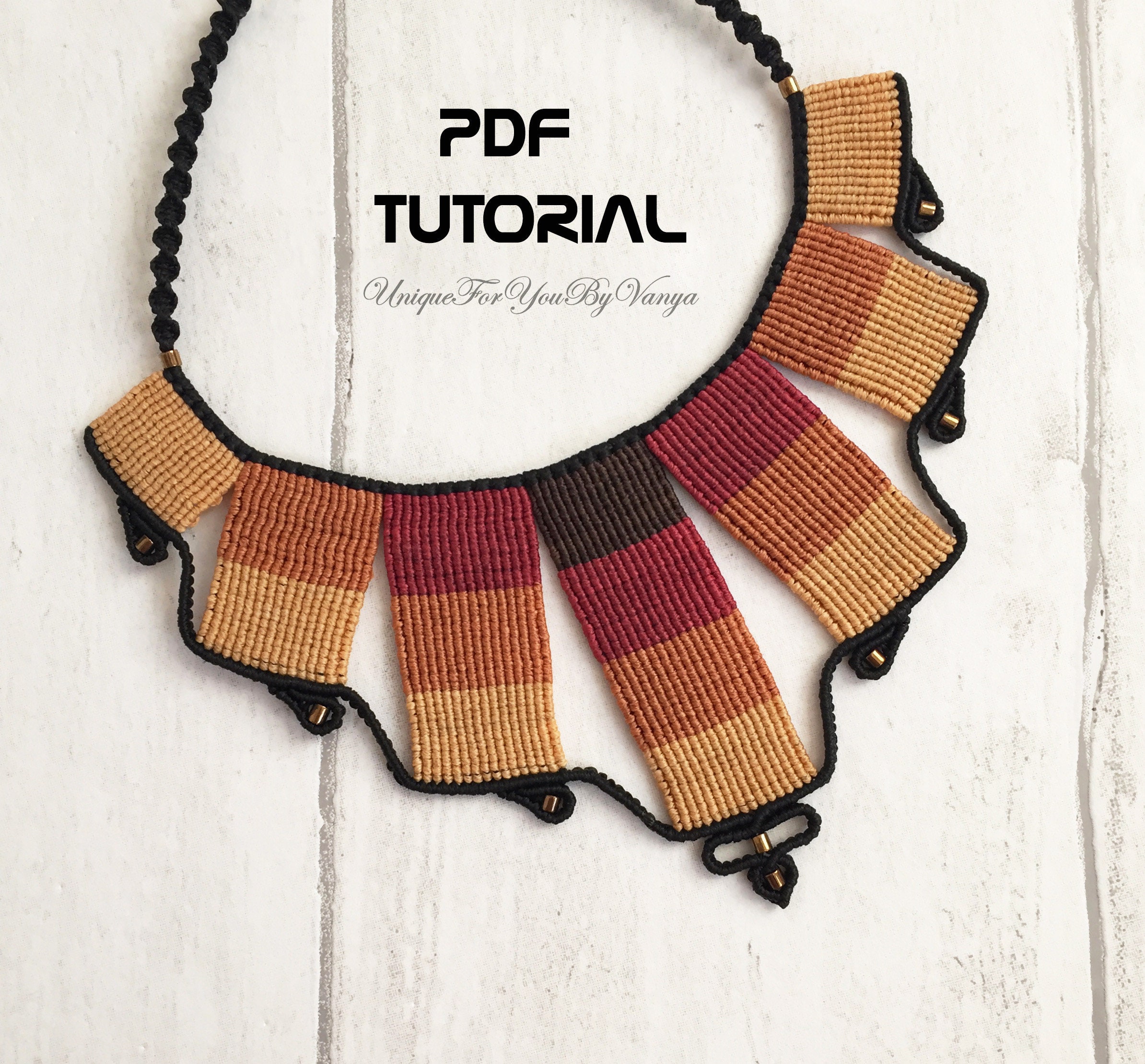 Macrame necklace pattern, Macrame Jewelry Making, DIY choker, Flame choker necklace