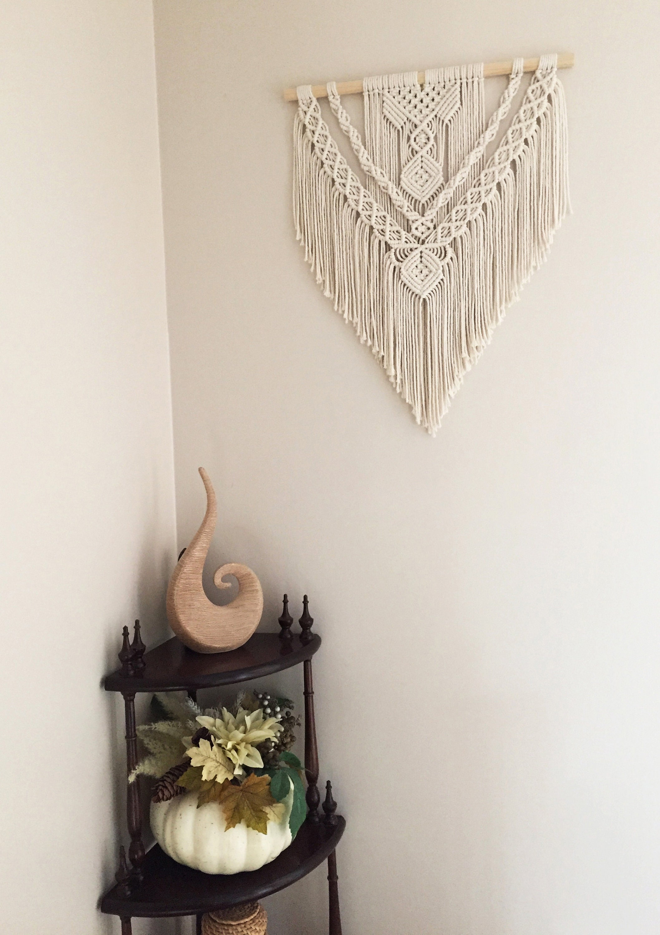 Macrame Wall Hanging Pattern DIY Layered Wall Hanging Etsy