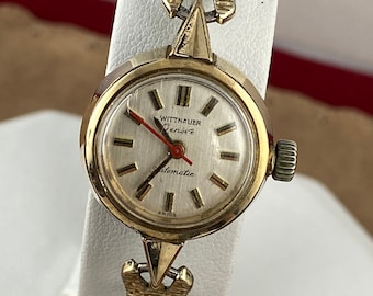Vintage Wittnauer Geneve Automatic Watch: Gold Filled Case, Swiss Made