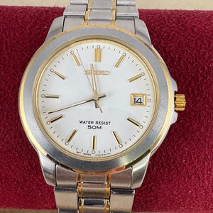 Ultra Rare & Vintage SEIKO Day Date 2 Tone Gold and Silver