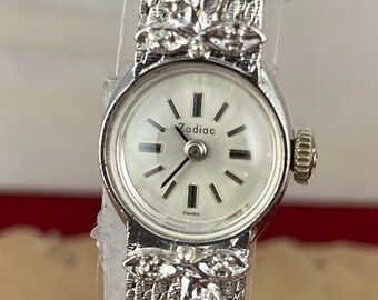 Vintage Zodiac Watch, 1950s Swiss Made 17 Jewel, 10K Gold Filled