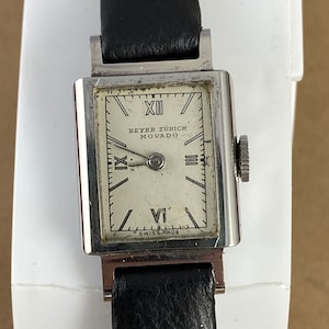Antique Vintage Swiss made Beyer Zurich Movado Watch Runs  Movado Factories Movement