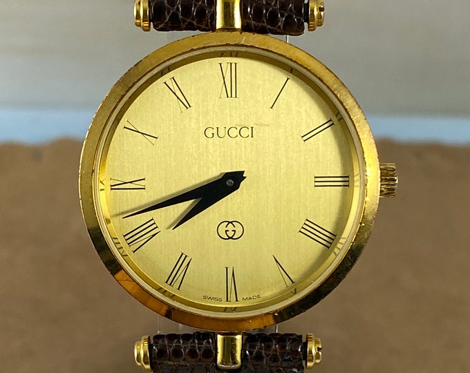 Vintage Gucci Rood en Groen EmailLe Stack Watch Red and Green | Etsy