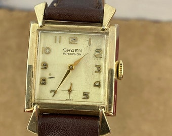 Vintage Gruen Precision Watch: 10K Gold Filled, Swiss Made  display picture 2