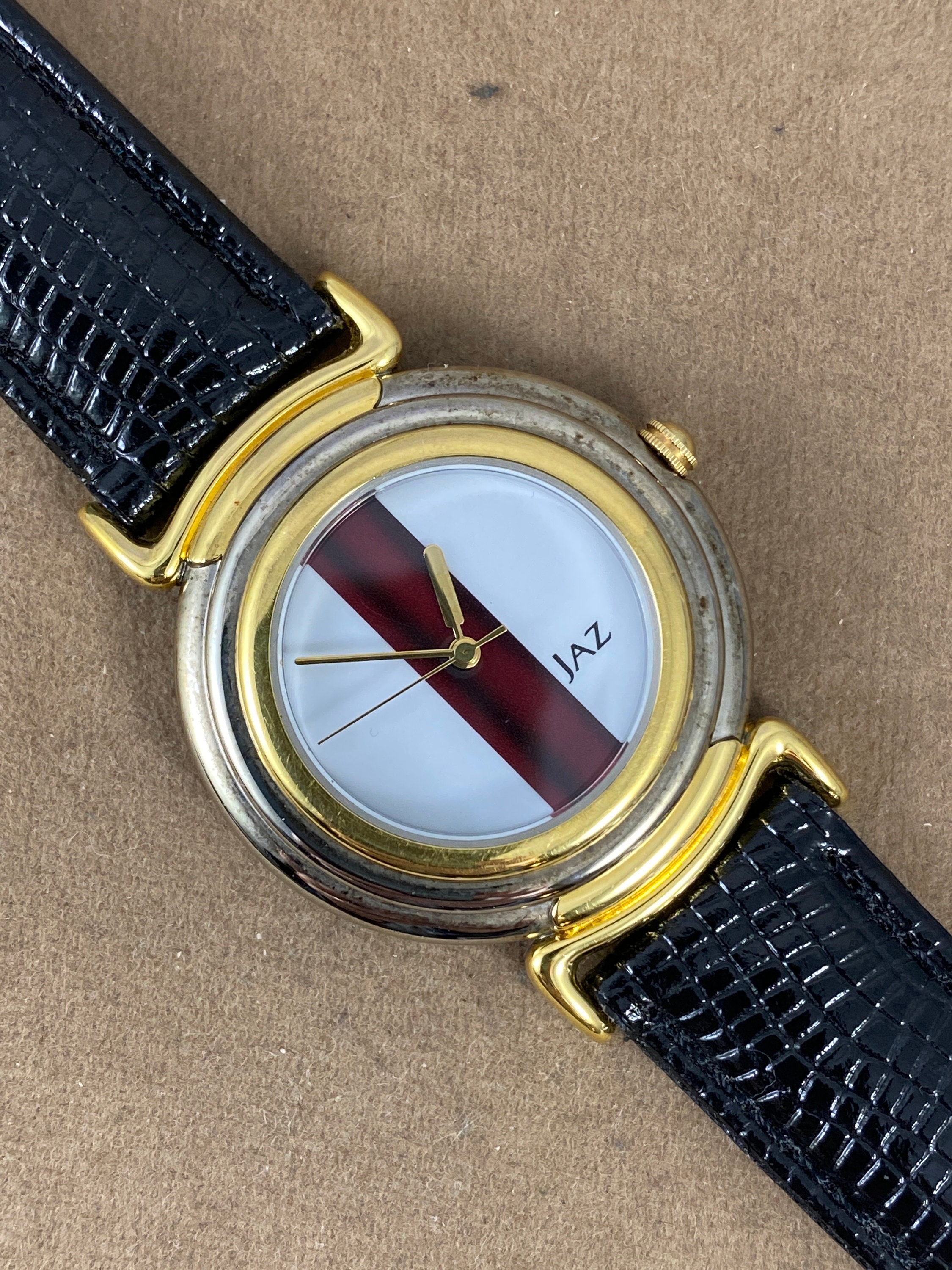 Vintage French JAZ Watch with Red Pearlescents Vintage French JAZ automatic diver watch - YouTube main image 4