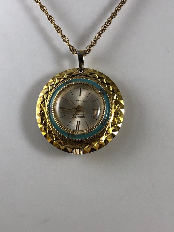 Rare Vintage Shriley 17 Jewel Swiss Made Pendant Watch - Swiss Made Pendant Watches Rare Vintage Shriley 17 Jewel Swiss Made Pendant Watch - Swiss Made Pendant Watches