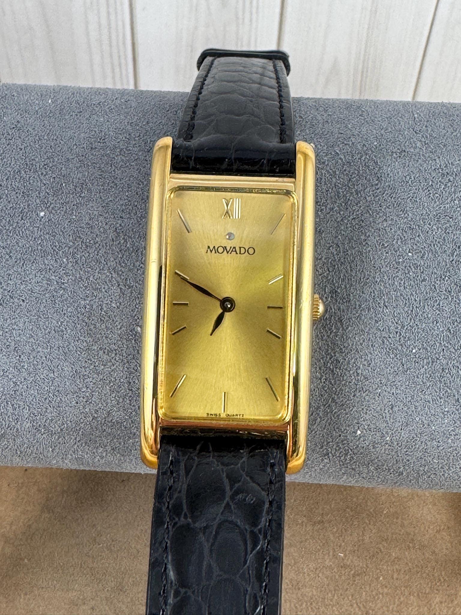 Vintage gold watch movado womens - Etsy 日本