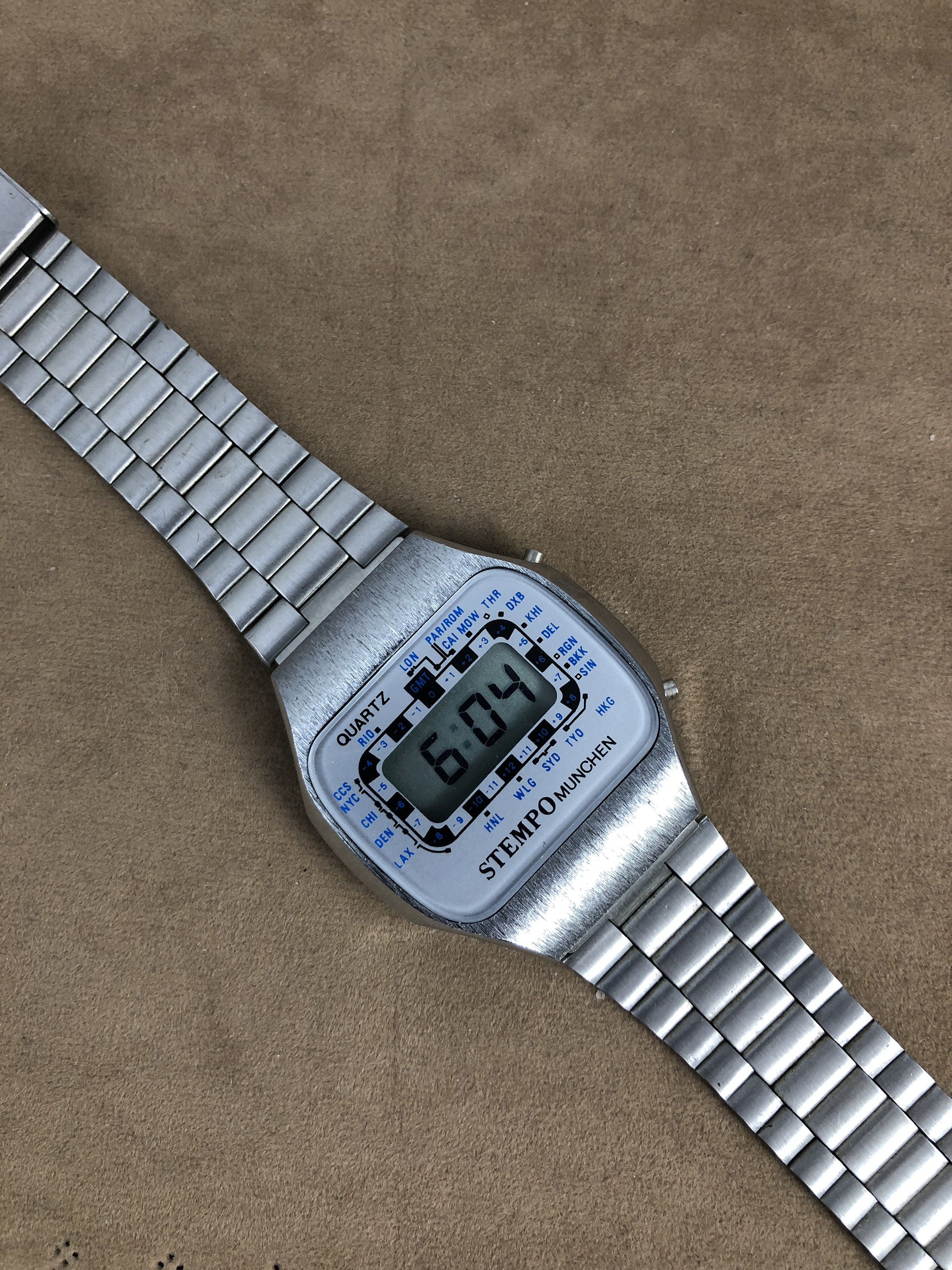 Vintage Stempo Munchen Quartz Chrono Alarm, Timer Warter