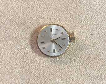 Glycine 17 juveler urverk Schweiziskt tillverkade delar urverk Fungerande 13,8 mm diameter