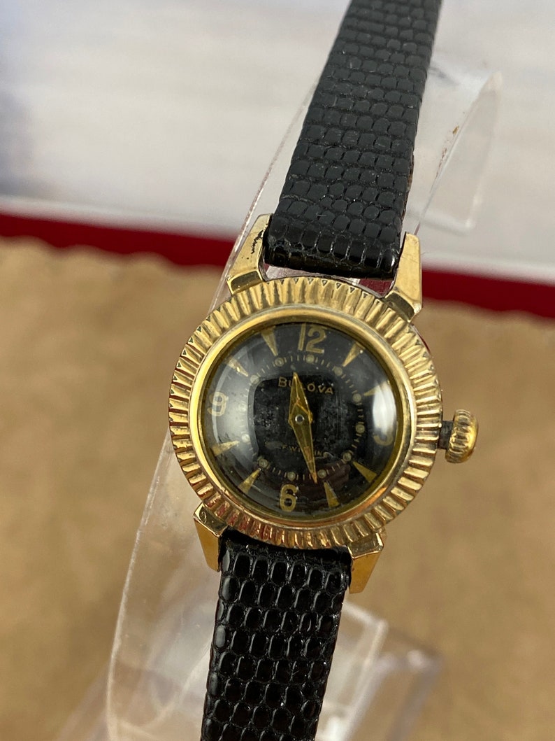 Vintage Bulova 10K Gold Filled Watch L4 1954 Self Winding Etsy