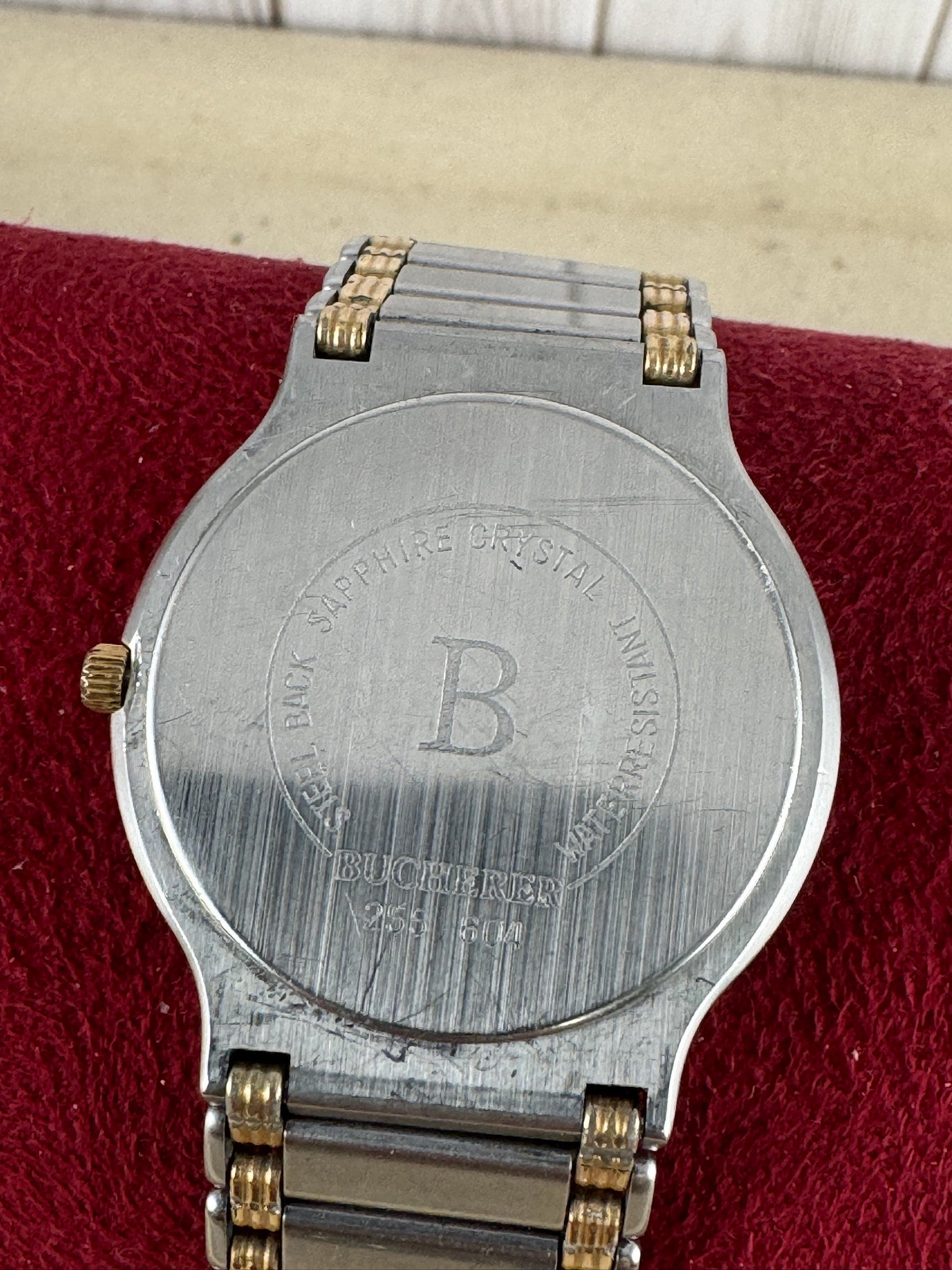 Vintage Luxury Bucherer Q Quartz Wristwatch, Model Q 255.604 Vintage Luxury Bucherer Q Quartz Wristwatch, Model Q 255.604