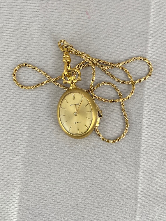 Swiss Made Vintage Bucherer Watch 1.5x0.75 inch i… - image 5