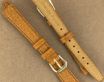 Vintage Kreisler Collection Pig Skin 13MM or about 1/2 inch wide Leather Ladies Watch Straps