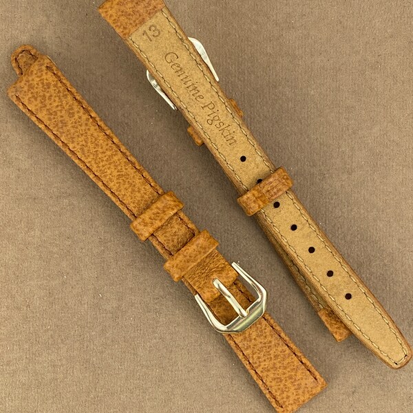 Affordable Good Looking Pig Skin Leather 15 mm Replacement Watch Band 98563_K0034350 main image 1