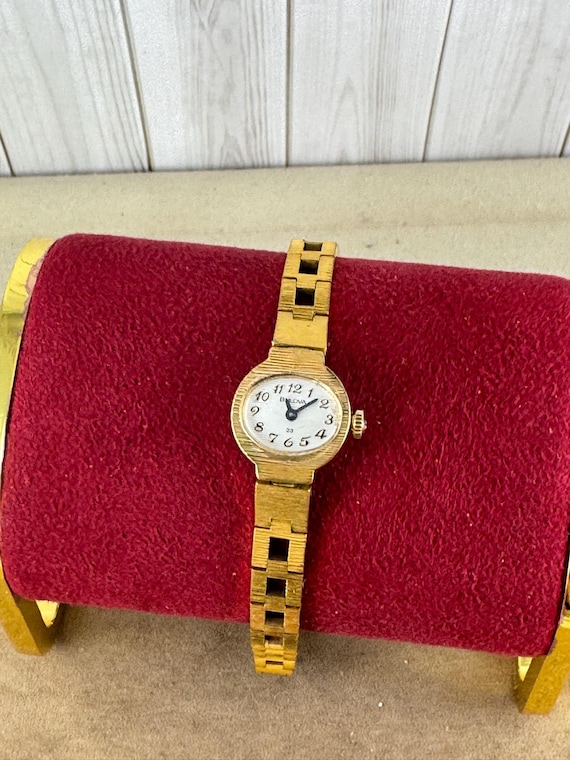 Vintage 1973 N3 Bulova goddess of Time 10 Micron Gold Plated 6.5inch Link Bracelet Great Condition Etsy