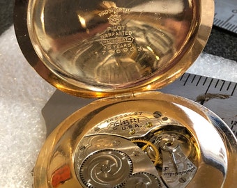 Wadsworth Pilot Elgin Wadsworth Pocket Watch Elgin Wadsworth Watch