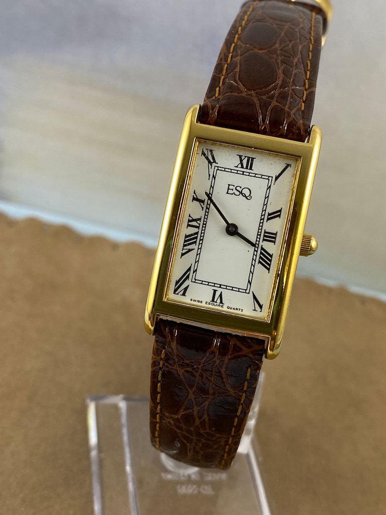 art deco tank watch