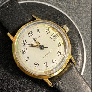 Vintage 1960s Bucherer Automatic Ladies Watch: Gold Plated, Swiss Made