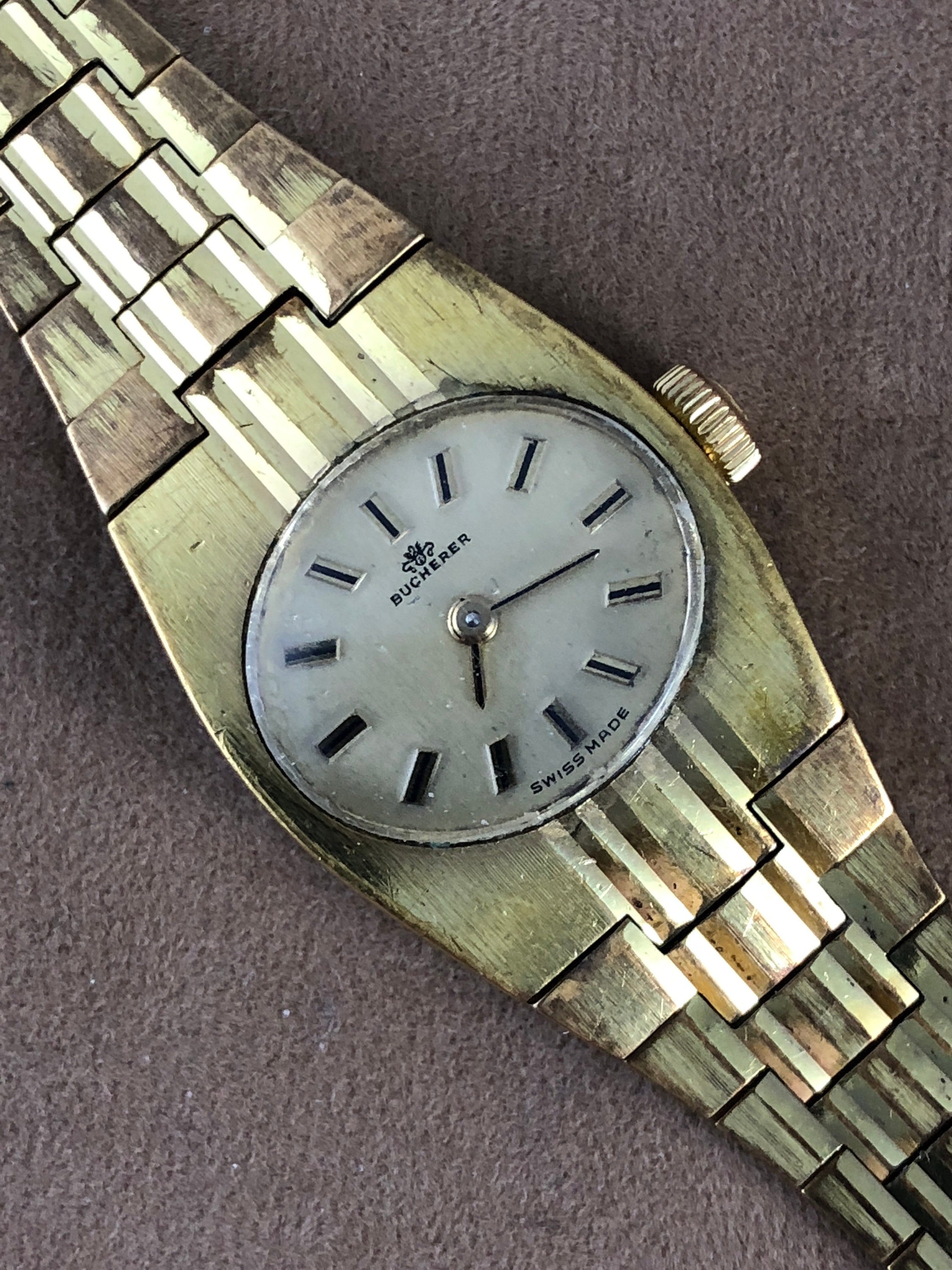 Vintage 1950's Bucherer 17 Jewels Ladies Wrist Watch Gold - Etsy