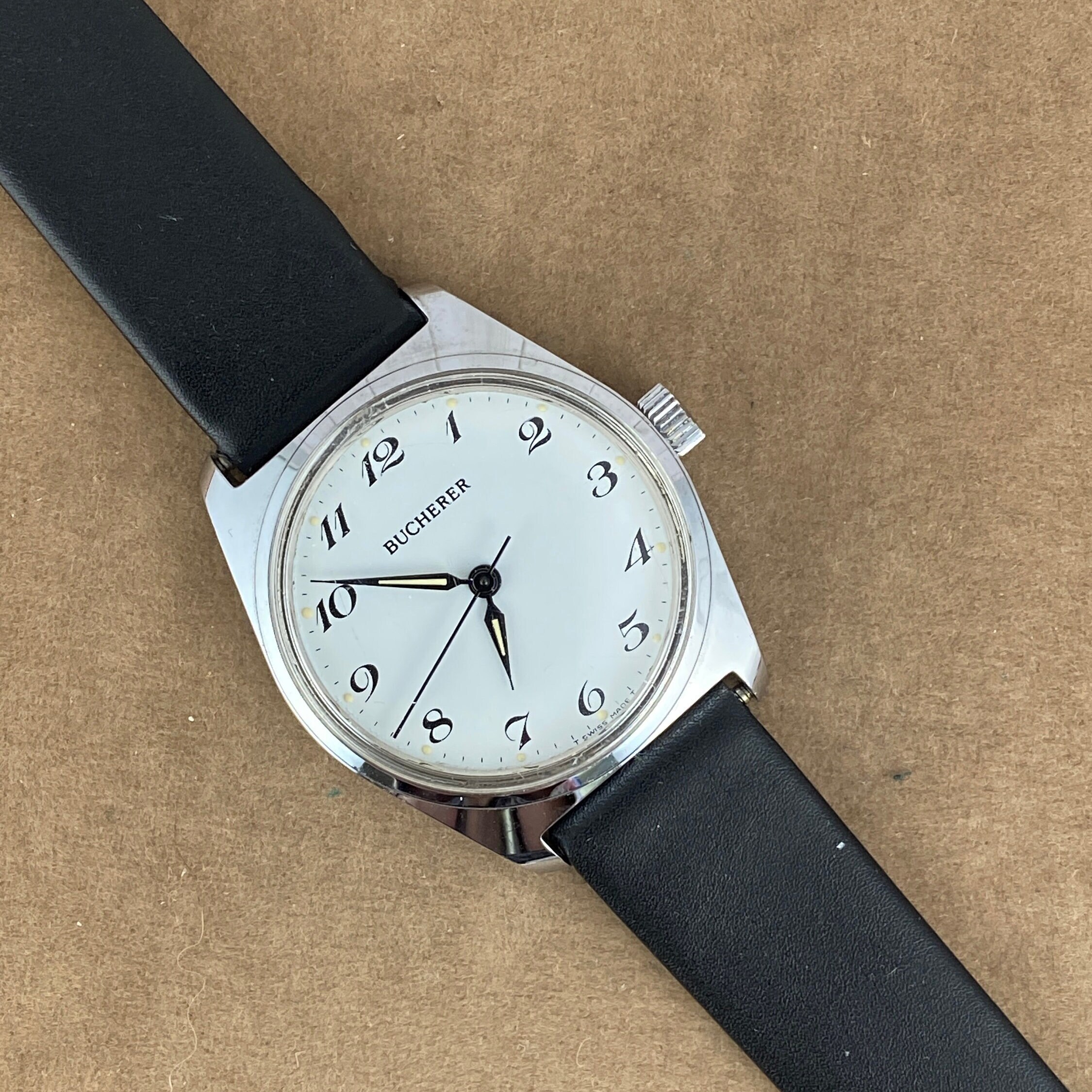 Vintage 1960's Bucherer Swiss Made 17 Jewels Swiss Watch