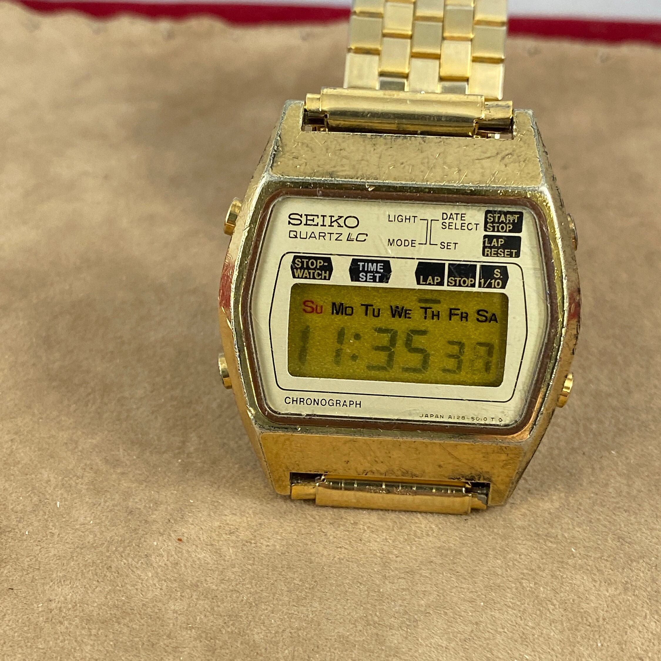 Vintage Seiko A128-5019 From 1978. This is an Early Digital - Etsy Denmark