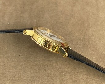 Authentic Vintage Swiss Made Gucci 18K 10 Micron Heavy Yellow Gold