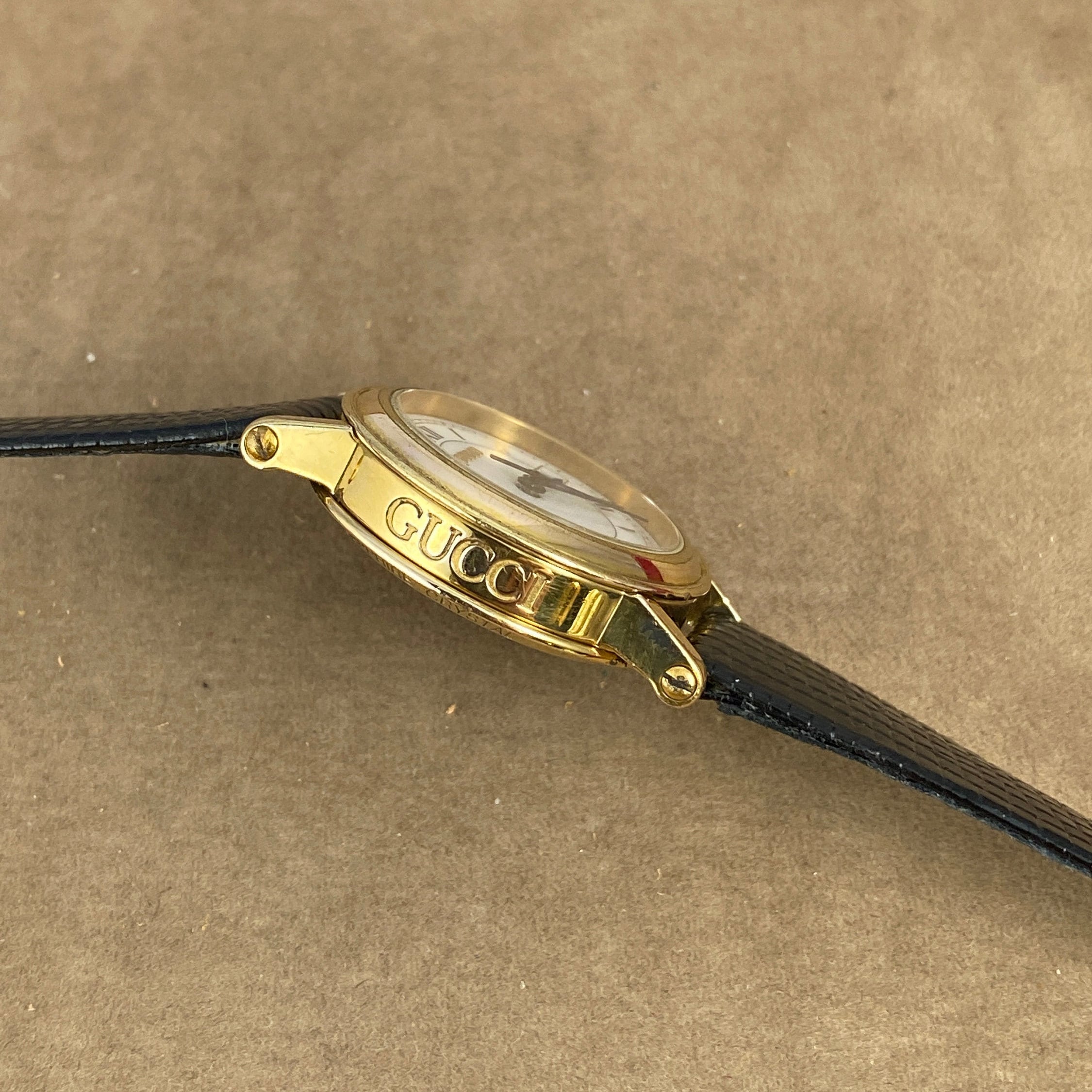 GUCCI 時計7200L ゴールド Authentic Vintage Swiss Made Gucci 18K 10 Micron Heavy