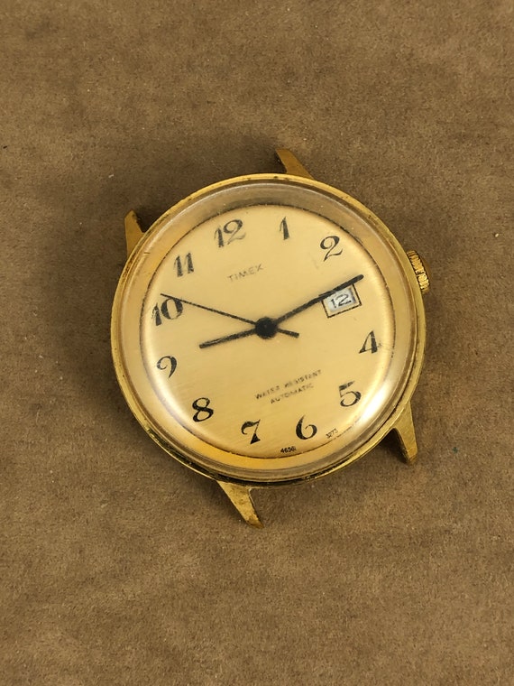 timex stainless steel back water resistant